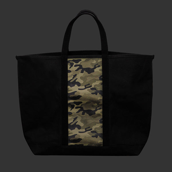 スコッティキャメロン キャンバス トートバッグ カモ ブラック 101826 7ポイントクラウン Scotty Cameron TOTE BAG CAMO カモフラージュ