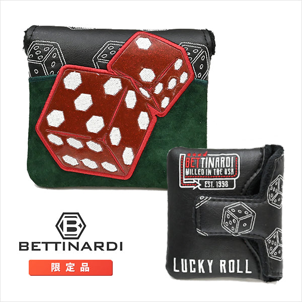 ベティナルディ ラスベガス ラッキーロール 限定 パターカバー BETTINARDI マレットタイプ ネオマレットサイズ ヘッドカバー Las  Vegas Lucky Roll