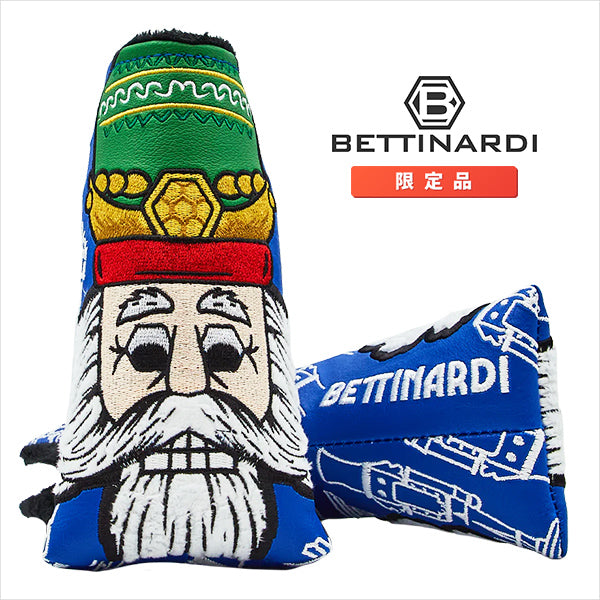 ベティナルディ クリスマス ウィザード ナックルクラッカー 限定 パターカバー BETTINARDI ブレードタイプ スタンダードサイズ ヘッドカバー くるみ割り人形