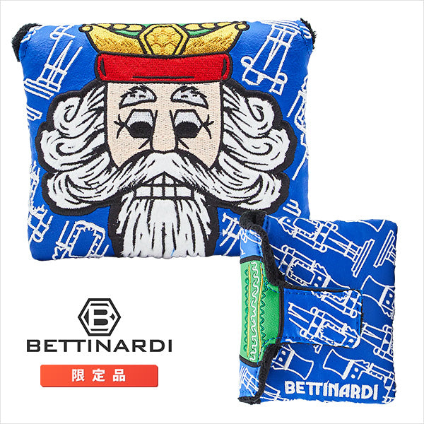 ベティナルディ クリスマス ウィザード ナックルクラッカー 限定 パターカバー BETTINARDI マレットタイプ ネオマレットサイズ ヘッドカバー くるみ割り人形