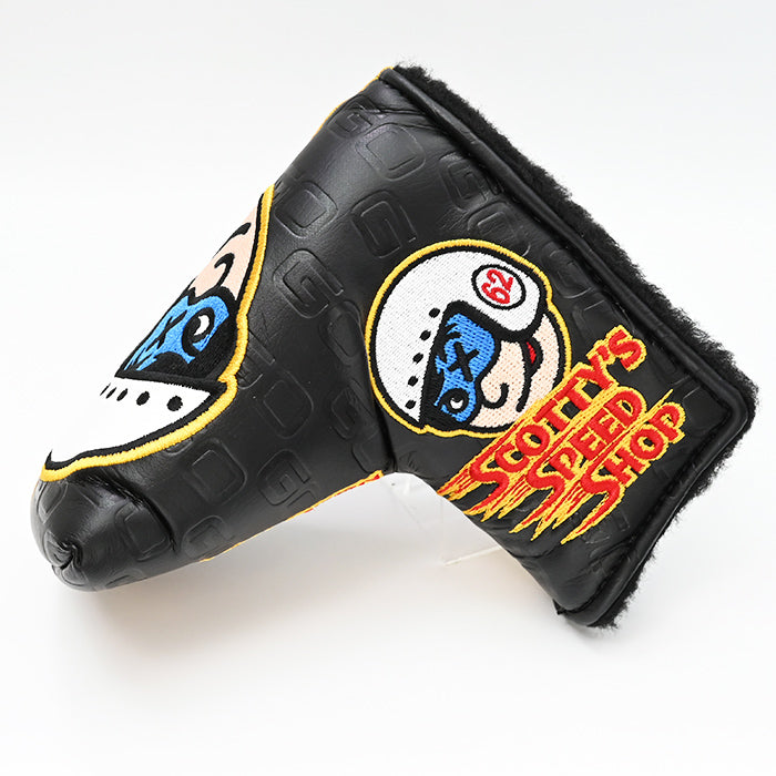スコッティ キャメロン ジョニーレーサー カスタムショップ限定 ヘッドカバー ブラック パターカバー ミッドマレットサイズ Scotty Cameron Johnny Racer