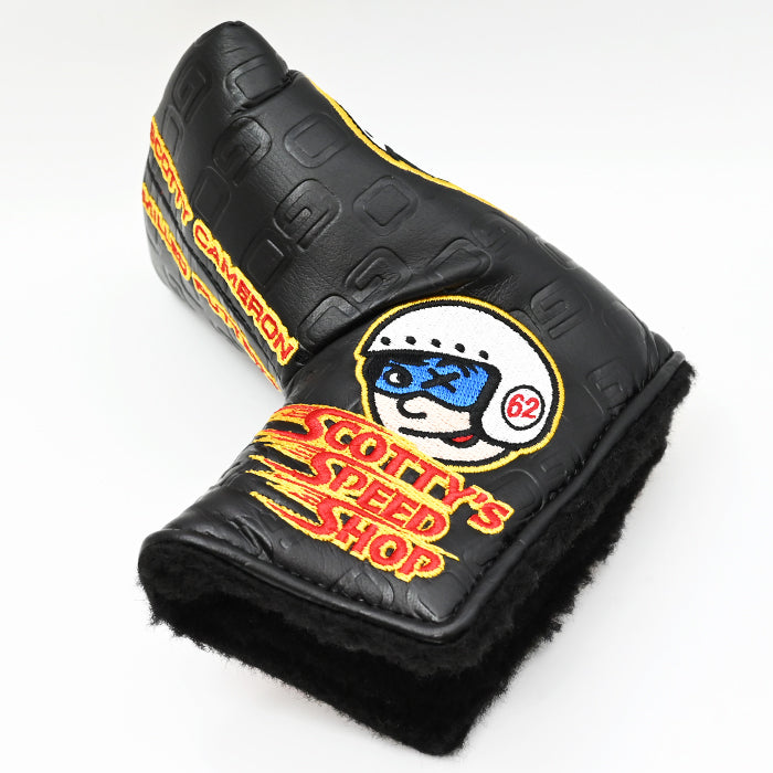 スコッティ キャメロン ジョニーレーサー カスタムショップ限定 ヘッドカバー ブラック パターカバー ミッドマレットサイズ Scotty Cameron Johnny Racer