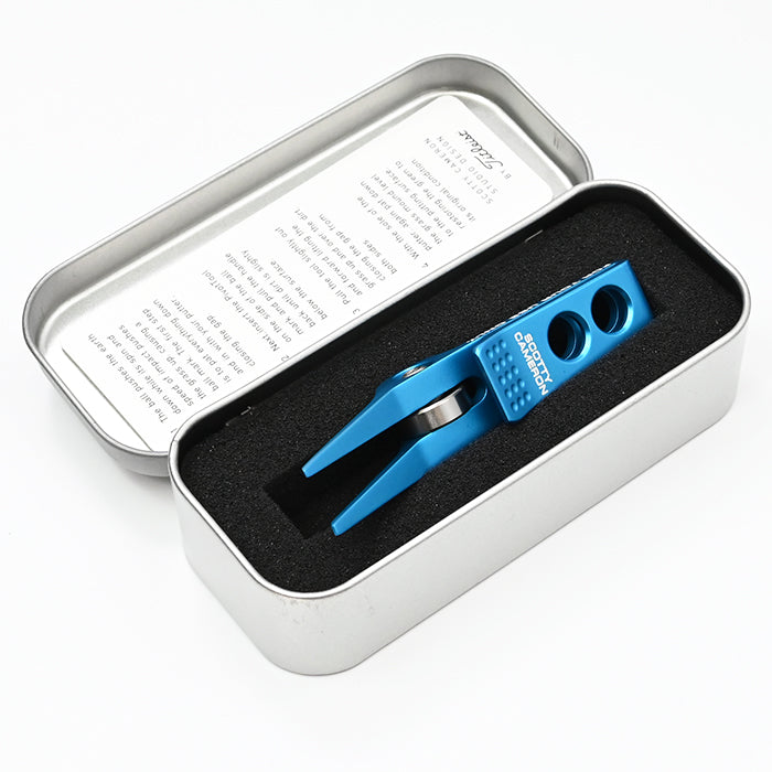 スコッティキャメロン ハイローラークリップ ピボットツール グリーンフォーク ターコイズ ギャラリー限定 専用ケース入り Scotty Cameron キャメロン