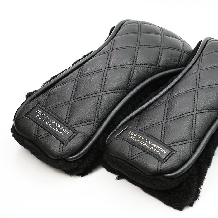 スコッティキャメロン レザー ダイヤモンド キルト ウッド ヘッドカバー 4点セット Scotty Cameron Limited Leather Diamond Quilted Woodcover Set