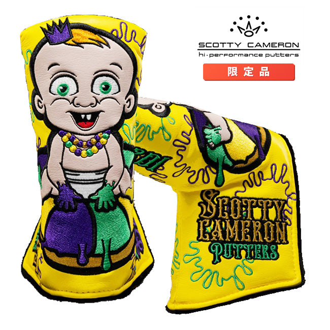 スコッティキャメロン 限定 Mardi Gras King Cake Baby 2023 マルディグラ キング ケーキ ベイビー パターカバー ヘッドカバー Scotty Camron キャメロン