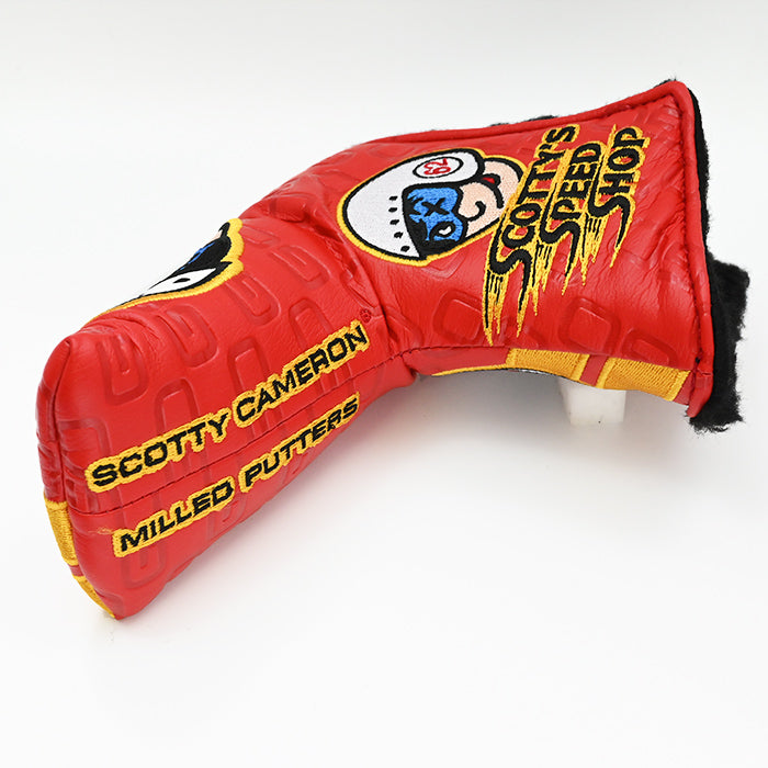スコッティ キャメロン ジョニーレーサー カスタムショップ限定 ヘッドカバー レッド パターカバー スタンダードサイズ Scotty Cameron Johnny Racer