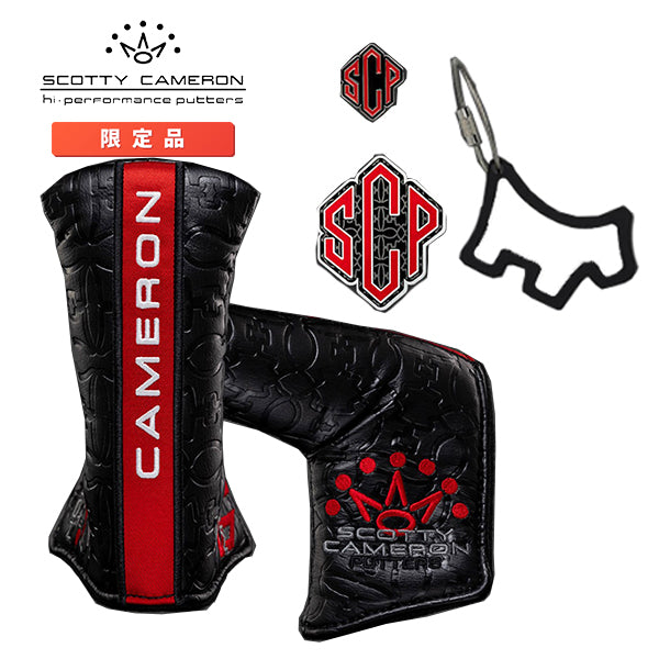 スコッティキャメロン 2023 クラブキャメロン 限定 ヘッドカバー アクセサリー 4点セット Scotty Cameron USモデル ヘッドカバー Club Member Kit