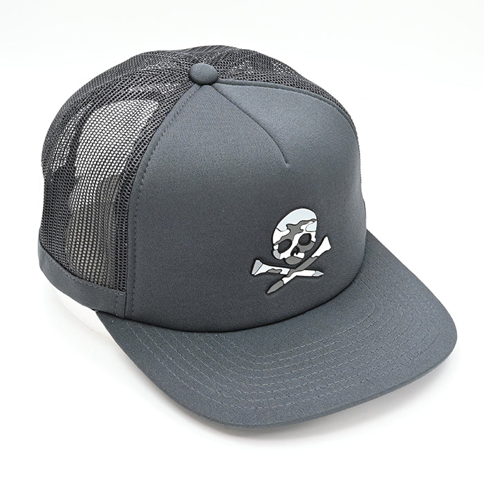 ジーフォア G FORE スカル アンド ティ メッシュ スナップバック キャップ カモ チャコール ゴルフ G4 ジーフォー SKULL&T'S CAP カモフラージュ