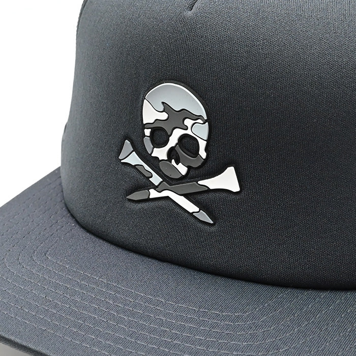 ジーフォア G FORE スカル アンド ティ メッシュ スナップバック キャップ カモ チャコール ゴルフ G4 ジーフォー SKULL&T'S CAP カモフラージュ
