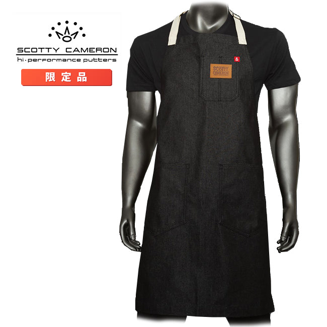 スコッティキャメロン カスタムショップ デニム ワークショップ エプロン 限定 アバロン ブラック 105085 Scotty Cameron クラフトマン ワークエプロン