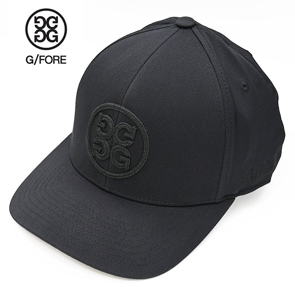 ジーフォア G FORE サークル ジー スナップバック キャップ オニキス ブラックアウト ゴルフ G4 ジーフォー Circle G's TRUCKER CAP Black Out G4AF23H39