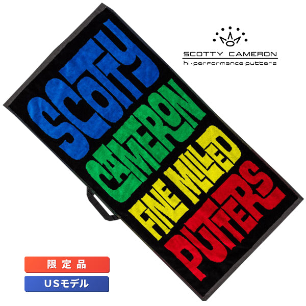 スコッティキャメロン ラウンドタオル ラグーナ スタック レインボー 限定 Laguna Stack Rainbow Towel Scotty Cameron キャメロン ゴルフ
