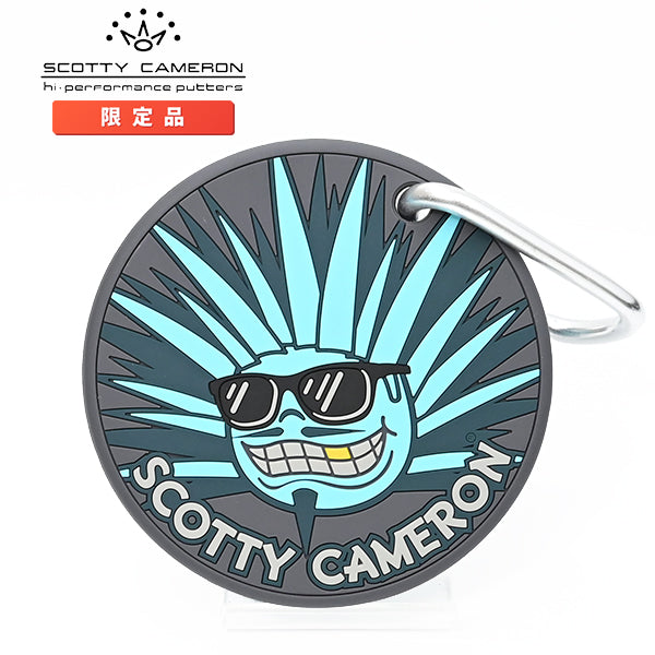 スコッティキャメロン ラバー パッティングディスク アガベマン スコッティブルー / チャコールグレー バッグタグ カラビナ付き 限定 Scotty Cameron