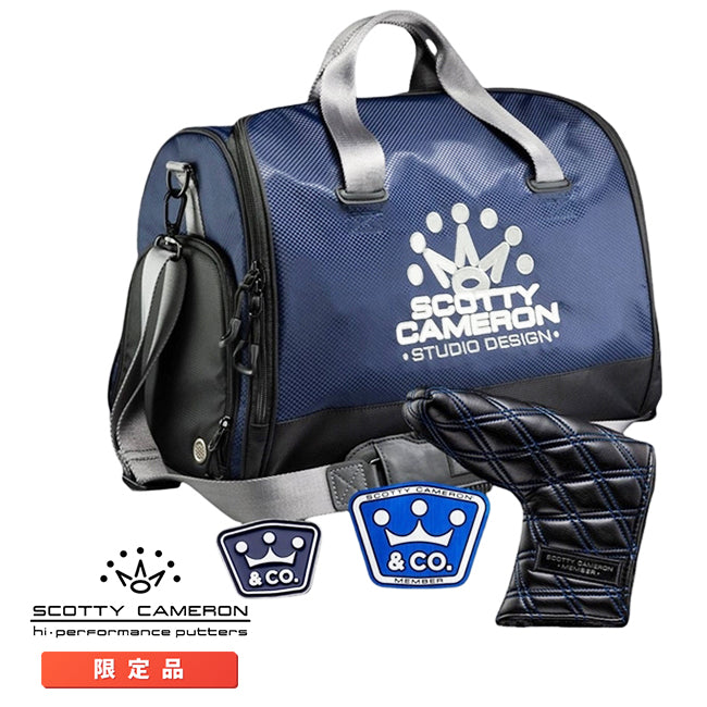 スコッティキャメロン 2024 限定 クラブキャメロンキット 4点セット Scotty Cameron USモデル ボストンバッグ ヘッドカバー Club Member Kit サークルT