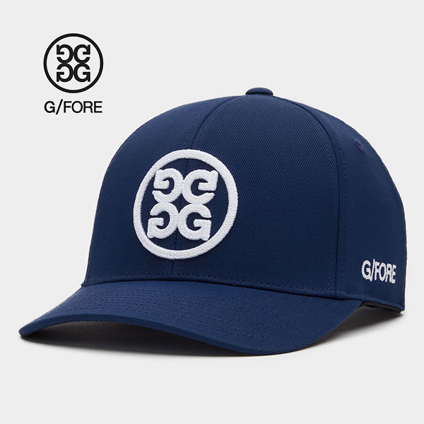 ジーフォア G FORE サークル ジー スナップバック キャップ トワイライト ネイビー ストレッチ ツイル ゴルフ G4 ジーフォー Circle G's TRUCKER CAP