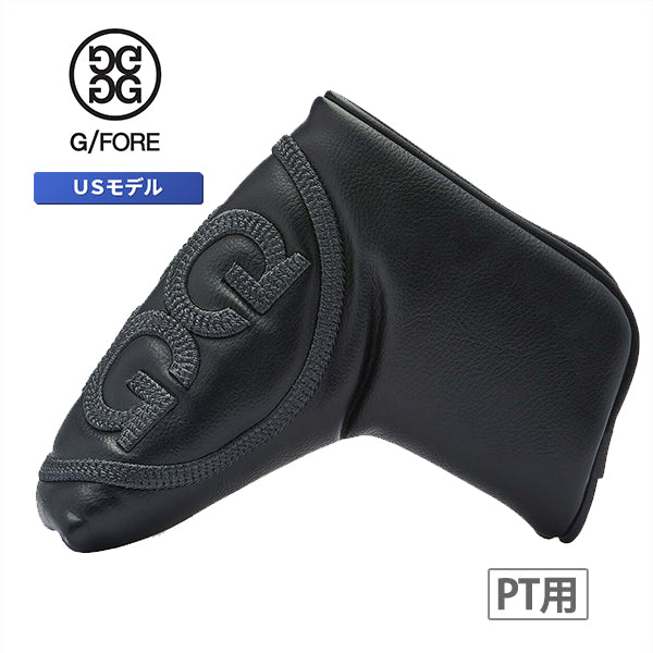 G/FORE ヘッドカバー パターカバー CIRCLE G'S VELOUR-LINED BLADE PUTTER COVER ブレード型 ONYX オニキス ブラック ジーフォア USモデル G Fore