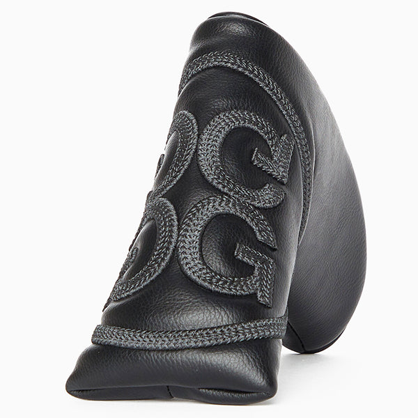 G/FORE ヘッドカバー パターカバー CIRCLE G'S VELOUR-LINED BLADE PUTTER COVER ブレード型 ONYX オニキス ブラック ジーフォア USモデル G Fore