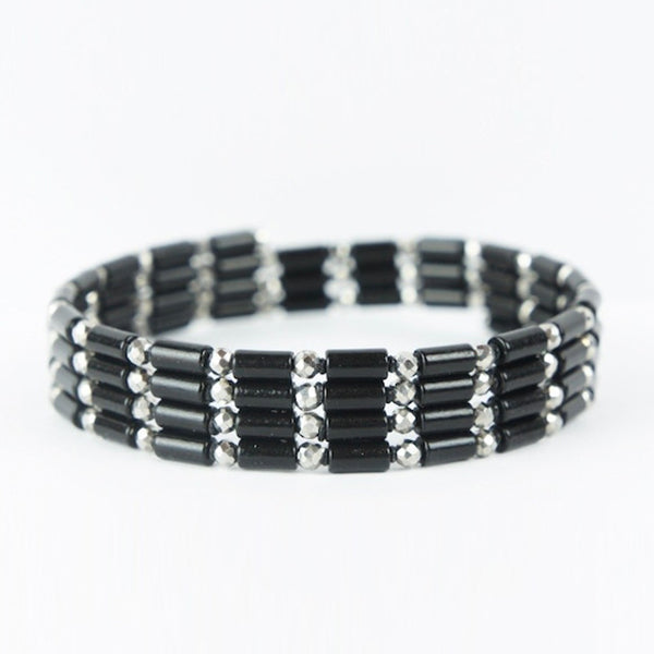 リセットン ヘマタイト・サマコバ磁石・テラヘルツミラーボール(70cm)TypeA Re'setton ブレスレット・ネックレス調整可能 R398-HEM/WSCTR 磁気 磁力