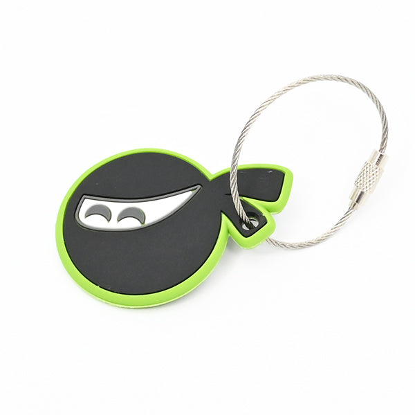 スコッティキャメロン Rubber Eddie Mame Wasabi Ginger Warrior Head Key Fob 限定 ラバー キーホルダー Scotty Cameron 忍者 エディーマメ ワサビ ジンジャー