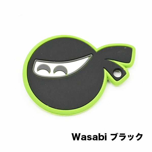 スコッティキャメロン Rubber Eddie Mame Wasabi Ginger Warrior Head Key Fob 限定 ラバー キーホルダー Scotty Cameron 忍者 エディーマメ ワサビ ジンジャー