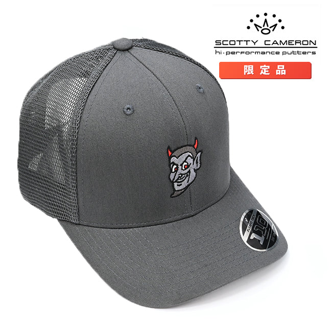 スコッティキャメロン スピードデーモン フレックスメッシュ ゴルフ キャップ チャコール SCOTTY CAMERON 2024 SPEED DEMON CAP CHACOAL 105387