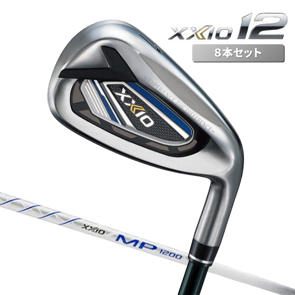 ダンロップ ゴルフ XXIO12 ネイビー アイアンセット 8本組 #5-PW.AW.SW ゼクシオ MP1200カーボンシャフト 2022年モデル