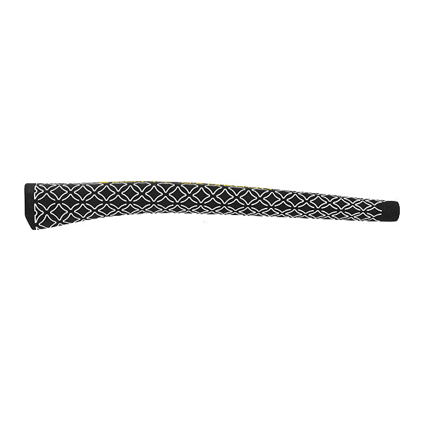 スコッティキャメロン パター グリップ ピストレロ プラス ブラック ホワイト テクスチャード イエロー ロゴ Scotty Cameron Pistolero Plus Black Texture