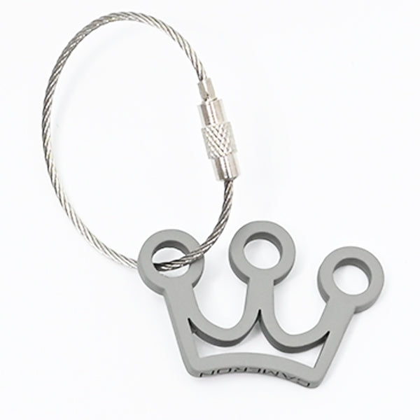 スコッティキャメロン ミニ クラウン ソフトタッチ キーフォグ キーホルダー グレー 限定 Scotty Cameron Kye Fob Mini Crown Grey 034463