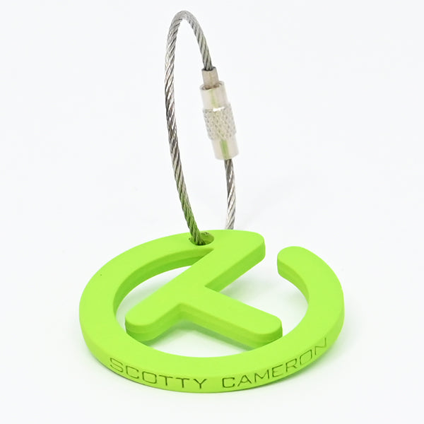 スコッティキャメロン クッキーカッター サークルT ソフトタッチ キーフォグ キーホルダー スコッティ グリーン Scotty Cameron Cameron Kye Fob Circle Green