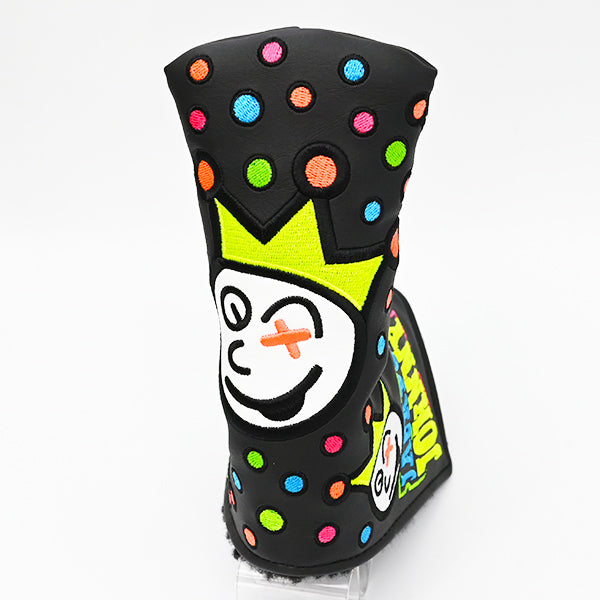 スコッティ キャメロン ジャックポット ジョニー カスタムショップ限定 ヘッドカバー ブラック/ネオン パターカバー スタンダードサイズ Scotty Cameron Jackpot