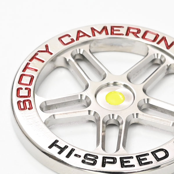 スコッティキャメロン コインボールマーカー レーシングホイール ハイスピードスペシャル キャメロンコイン 限定 Scotty Cameron Coin ステンレス