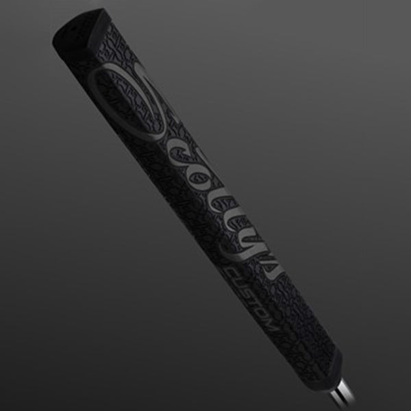 スコッティキャメロン カスタムショップ 限定 パドル パター グリップ ラージサイズ ブラック/グレーロゴ Scotty Cameron Paddle Putter Grip Large キャメロン