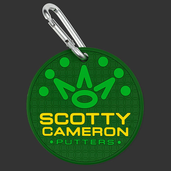 スコッティキャメロン ラバー パッティングディスク ラックス サークルT ラックス スコッティ エメラルドグリーン バッグタグ カラビナ付き 限定 Scotty Cameron