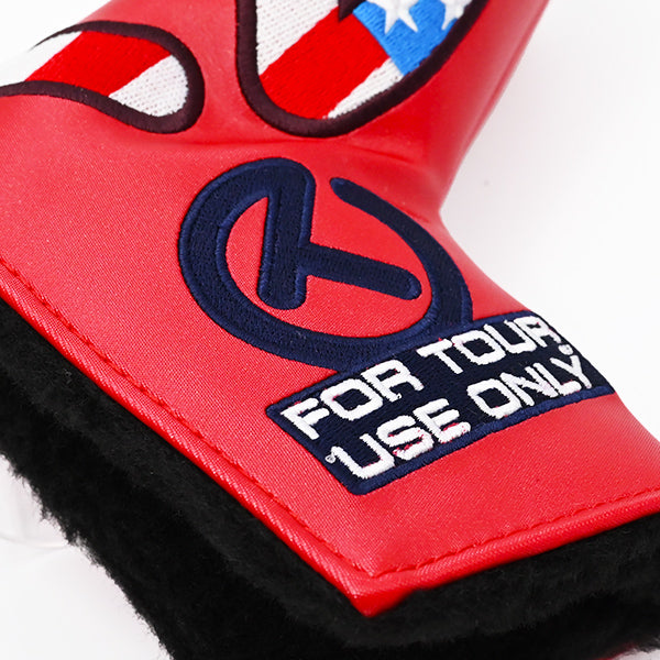 スコッティキャメロン サークルT ヘッドカバー インダストリアル USA / レッド ツアーオンリー パターカバー Scotty Cameron Circle T Tour Only