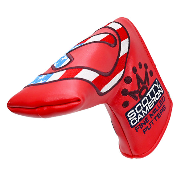 スコッティキャメロン サークルT ヘッドカバー インダストリアル USA / レッド ツアーオンリー パターカバー Scotty Cameron Circle T Tour Only