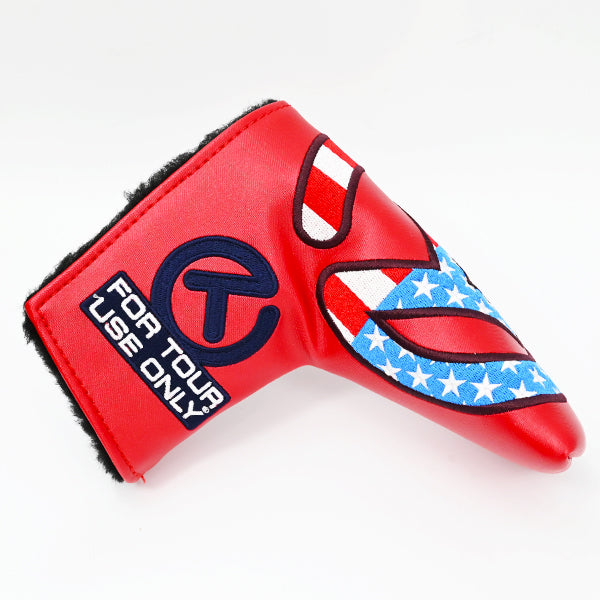 スコッティキャメロン サークルT ヘッドカバー インダストリアル USA / レッド ツアーオンリー パターカバー Scotty Cameron Circle T Tour Only