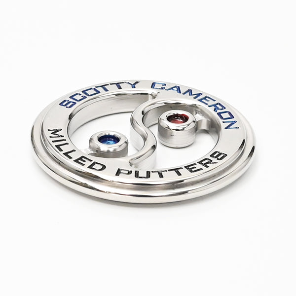 スコッティキャメロン インヤン ラウンド コインマーカー 限定 レッド ブルー Scotty Cameron Coin Yin / Yang ボールマーカー ステンレス