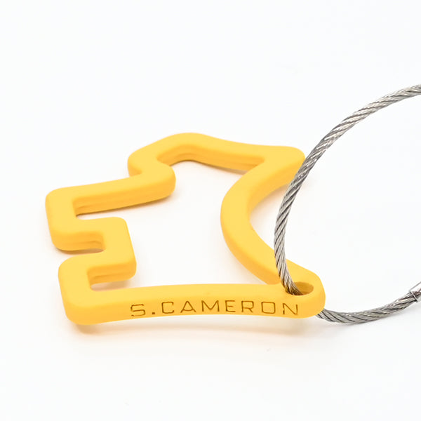 スコッティキャメロン スコッティドッグ ソフトタッチ キーフォグ キーホルダー イエロー 限定 Scotty Cameron Kye Fob Scotty Dog Red