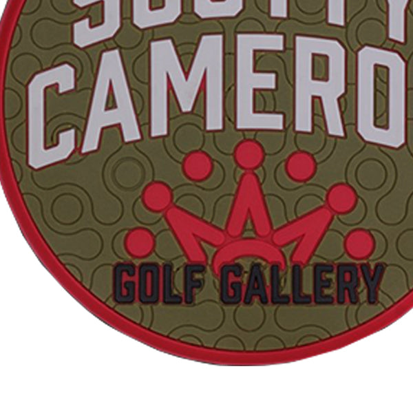 スコッティキャメロン 限定 ラバー パッティングディスク シックスシューター Scotty Cameron バッグタグ カラビナ付き Six Shooter SC020005