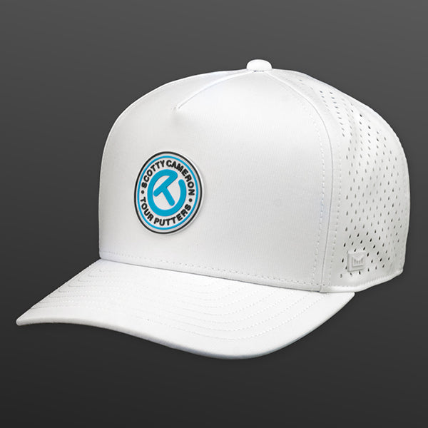 スコッティキャメロン サークルT メリン オデッセイ ハイドロ スナップバック キャップ ホワイト フリーサイズ Scotty Cameron Cap ゴルフ 帽子 Melin Circle T