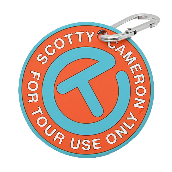 スコッティキャメロン ラバー パッティングディスク サークルT オレンジ スコッティブルー バッグタグ カラビナ付き ギャラリー限定 Scotty Cmaeron Circle T
