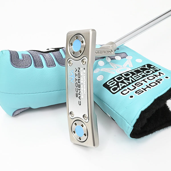 スコッティキャメロン 2023 スーパー セレクト ニューポート2+ 正規カスタム パター COA証明書付き Scotty Cameron Newport2 Plus ベイビーブルー Super Select