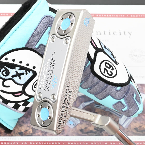 訳あり スコッティキャメロン スーパー セレクト ニューポート2+ 正規カスタム パター COA証明書付 Scotty Cameron Newport2 Plus ベイビーブルー Super Select