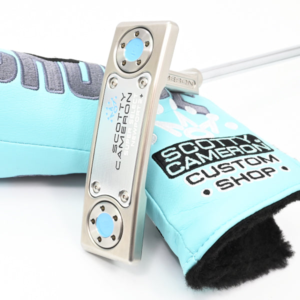 訳あり スコッティキャメロン スーパー セレクト ニューポート2+ 正規カスタム パター COA証明書付 Scotty Cameron Newport2 Plus ベイビーブルー Super Select