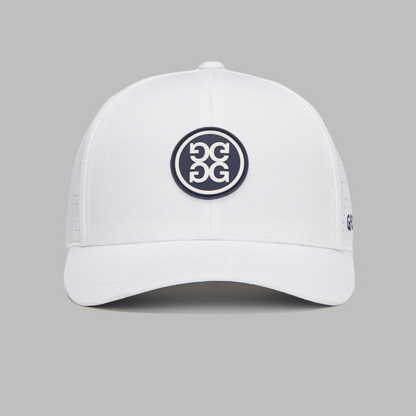 ジーフォア G/FORE サークル ジー パッチ スナップバック キャップ スノー ホワイト リップストップ ゴルフ G4 ジーフォー Circle G's CAP Snow GMH000007