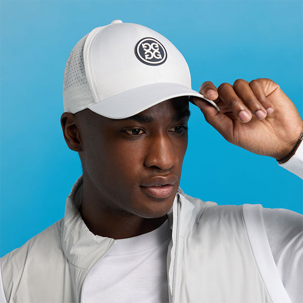 ジーフォア G/FORE サークル ジー パッチ スナップバック キャップ スノー ホワイト リップストップ ゴルフ G4 ジーフォー Circle G's CAP Snow GMH000007