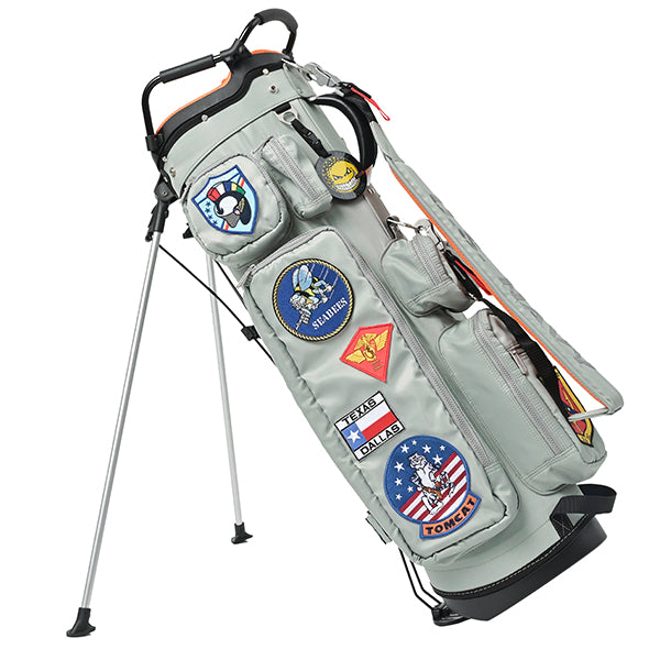 アーミーベースコレクション スタンドバッグ US.NAVY グレー ABC-060SB ARMY BASE COLLECTION キャディバッグ US ネイビー