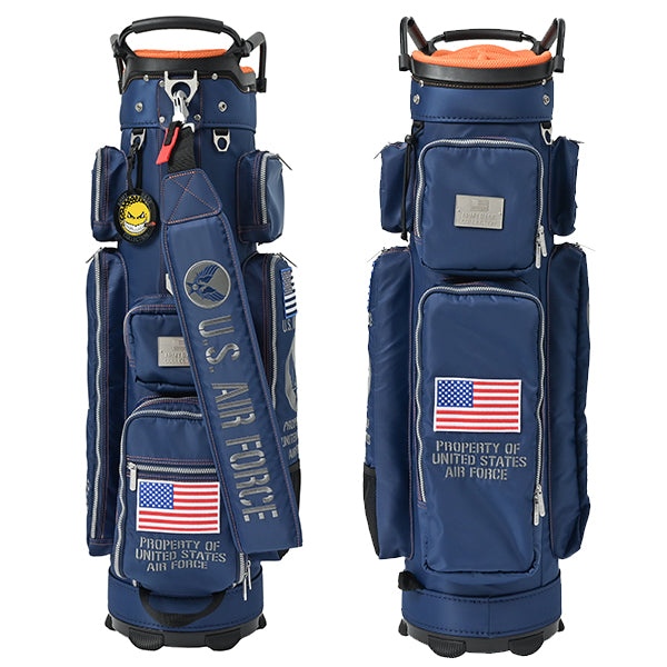 アーミーベースコレクション エアフォース カートバッグ ネイビー ABC-062CB ARMY BASE キャディバッグ US AIR FORCE NAVY