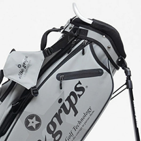 エリートグリップ elite grips 2025年 100本限定 軽量キャディバッグ Bタイプ グレー EB9.5-25GY 9.5型 スタンドキャディバッグ Gray ゴルフバッグ