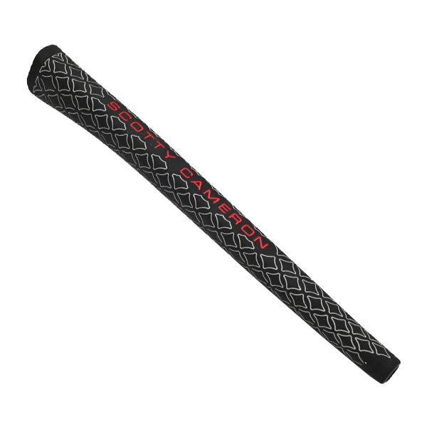 スコッティキャメロン パター グリップ ピストレロ プラス ブラック テクスチャード レッド ロゴ Scotty Cameron Pistolero Plus Black Gray Texture & Red Logo